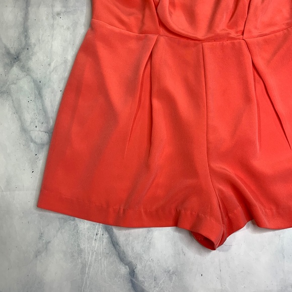Astr the Label Coral Lace Open Back Romper - Picture 8 of 8